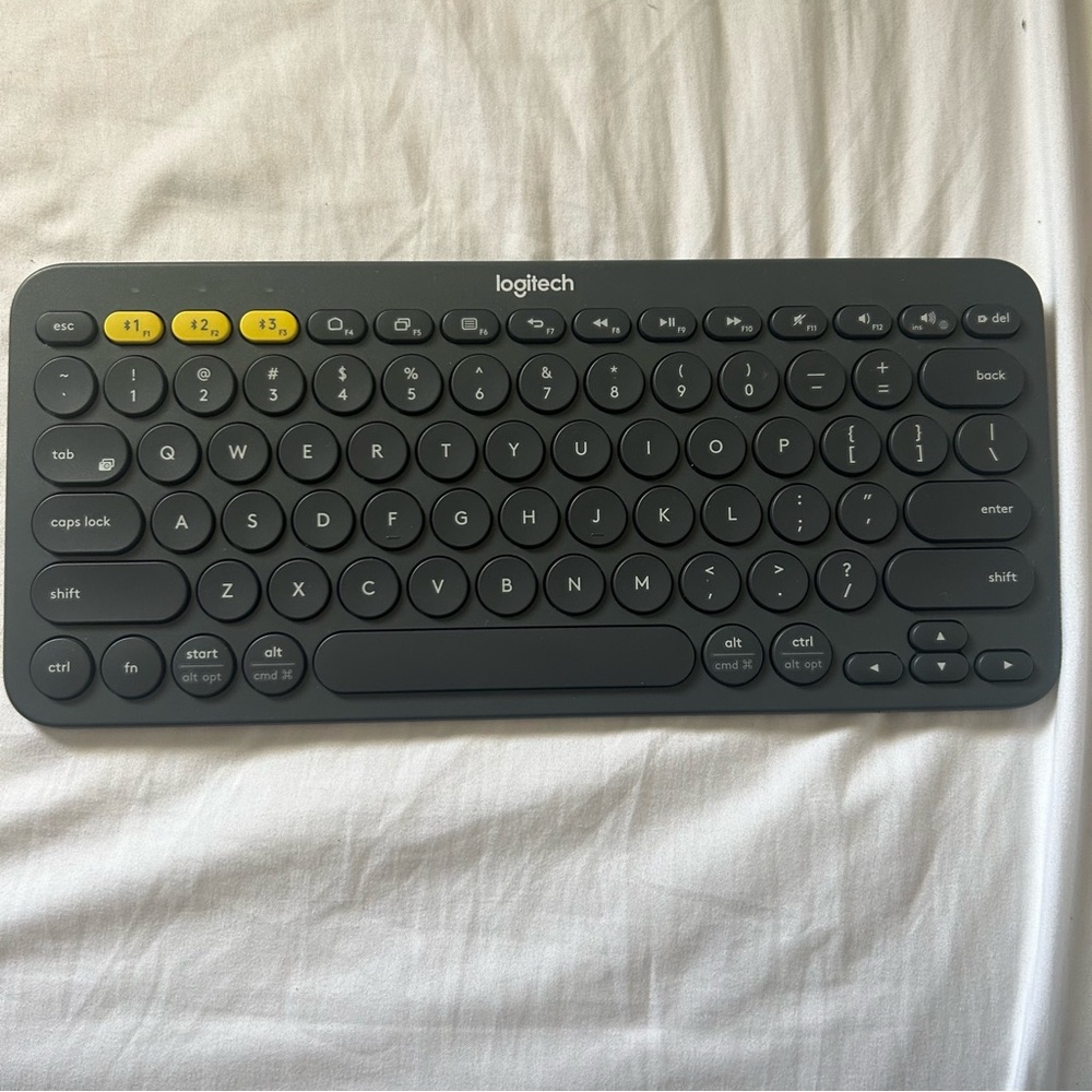 Logitech K380 Multi-Device Bluetooth Wireless Keyboard - Dark Gray